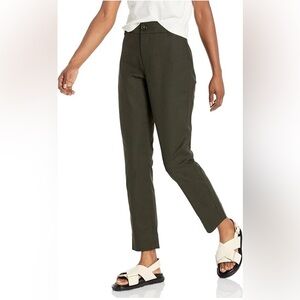 Vince Cigarette Trouser Dark Green Size 00